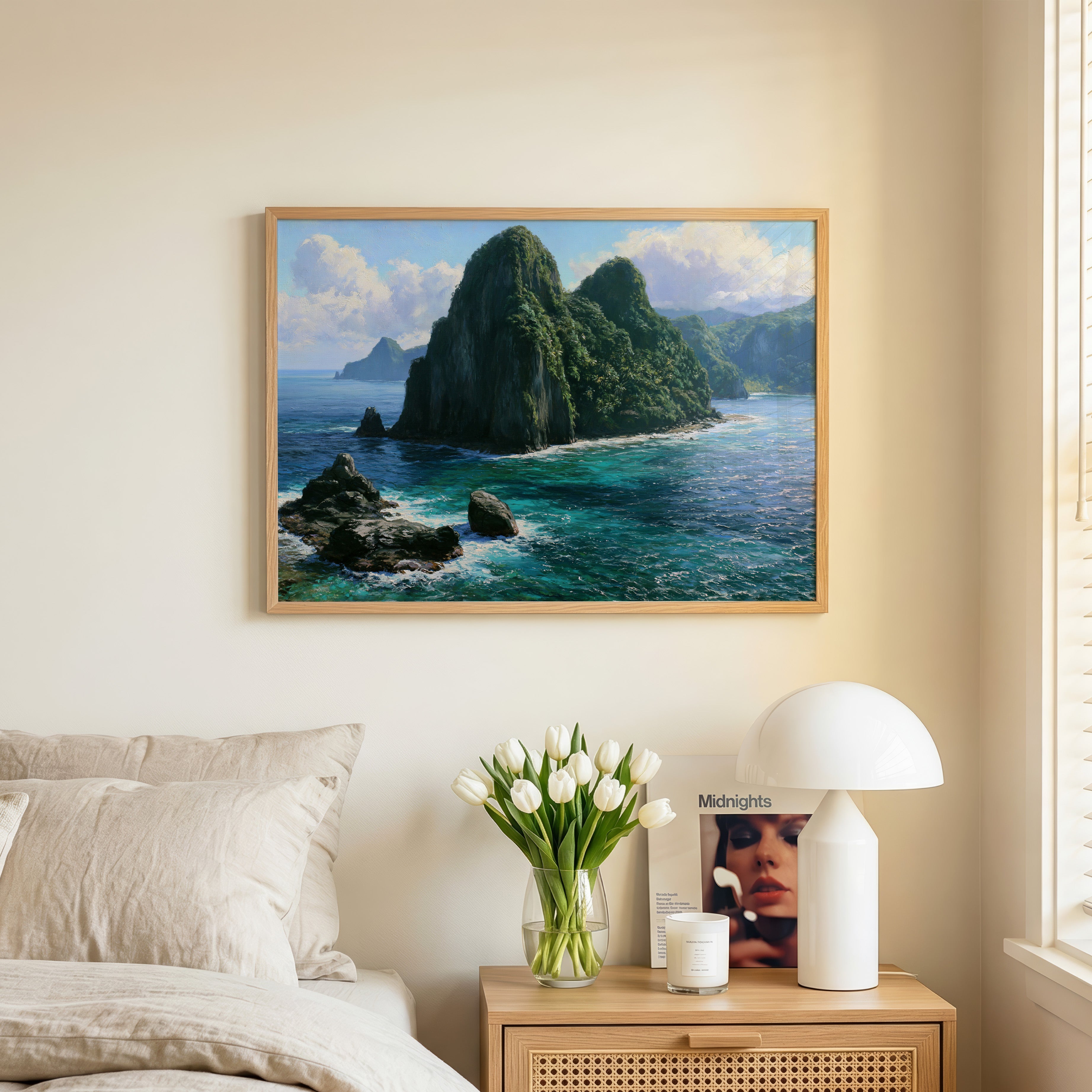 American Samoa National Park Classical Oil Painting