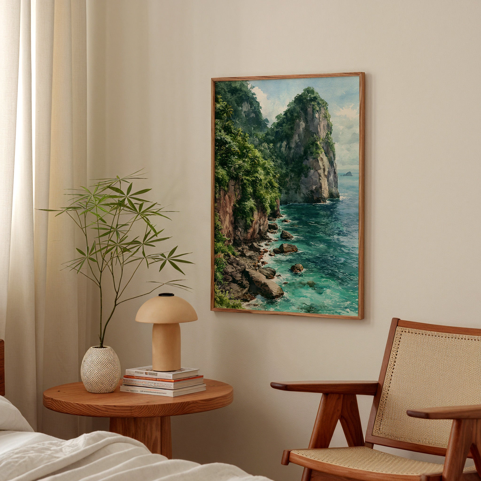 American Samoa National Park Watercolor Art