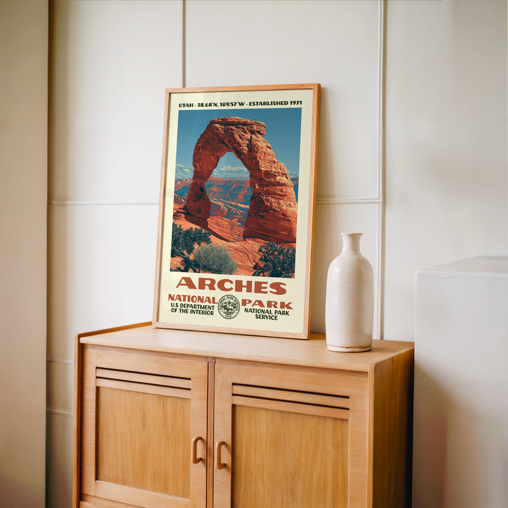 Arches National Park Vintage WPA Art