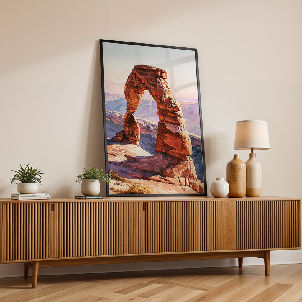 Arches National Park Watercolor Art