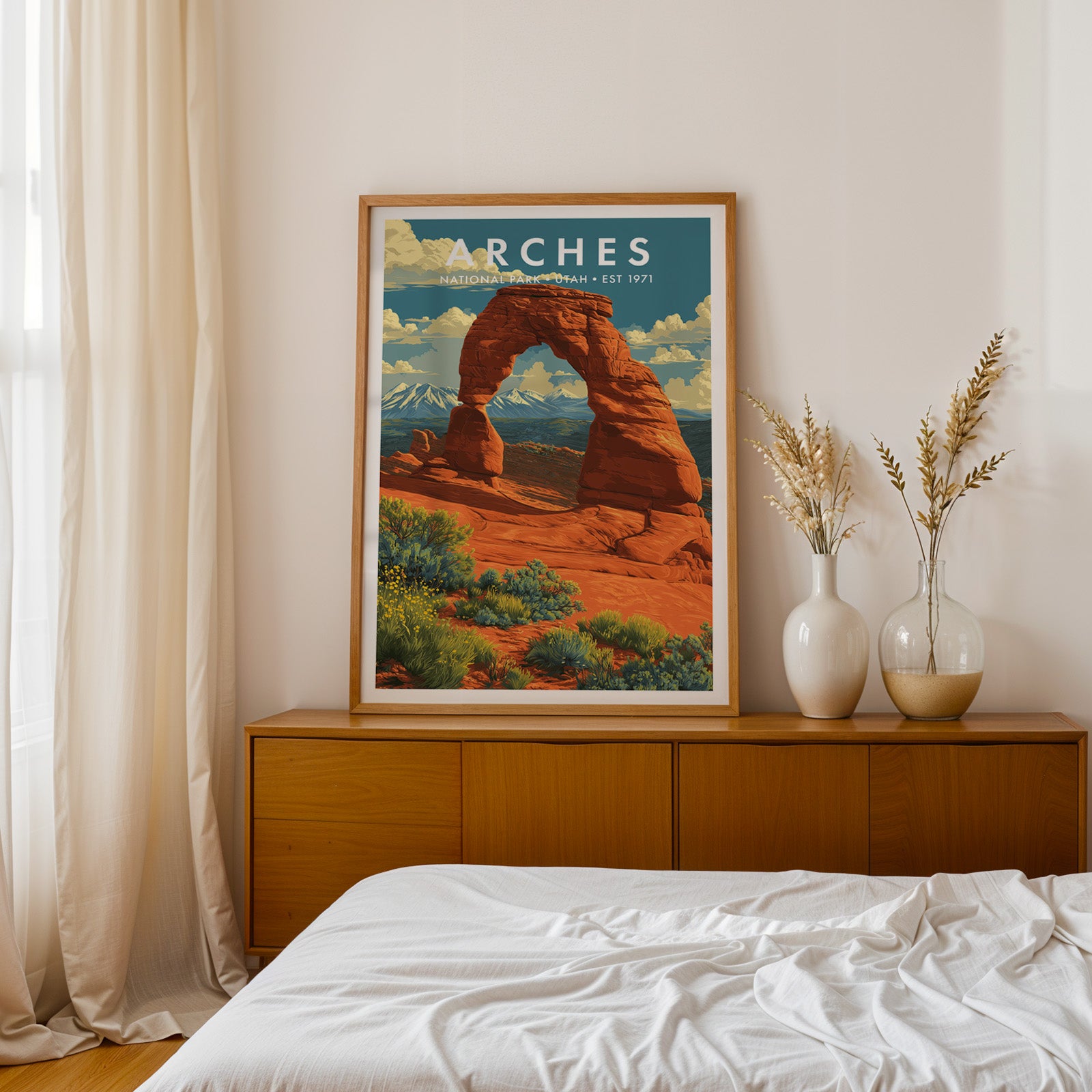 Retro Arches National Park Print