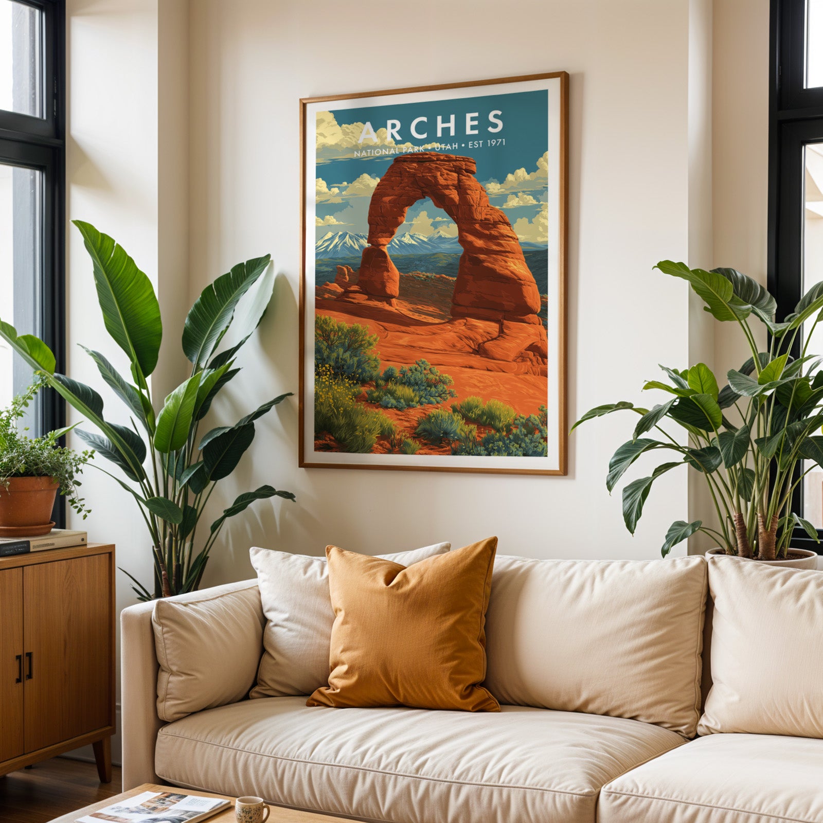 Retro Arches National Park Print