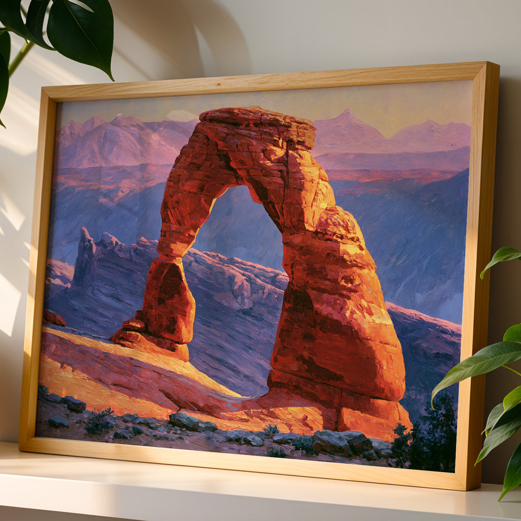 Arches National Park Classical Oil Painting