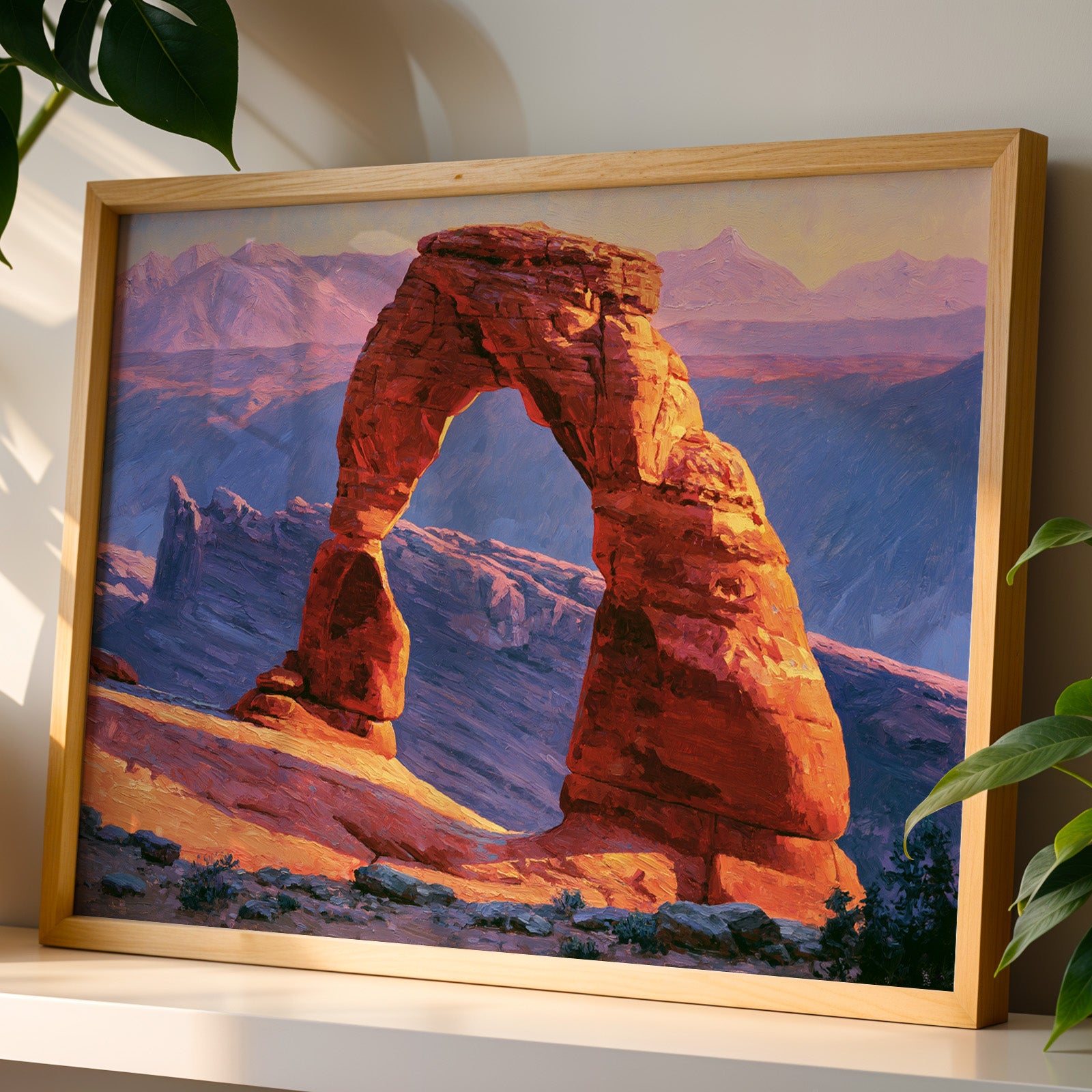 Arches National Park Classical Oil Painting