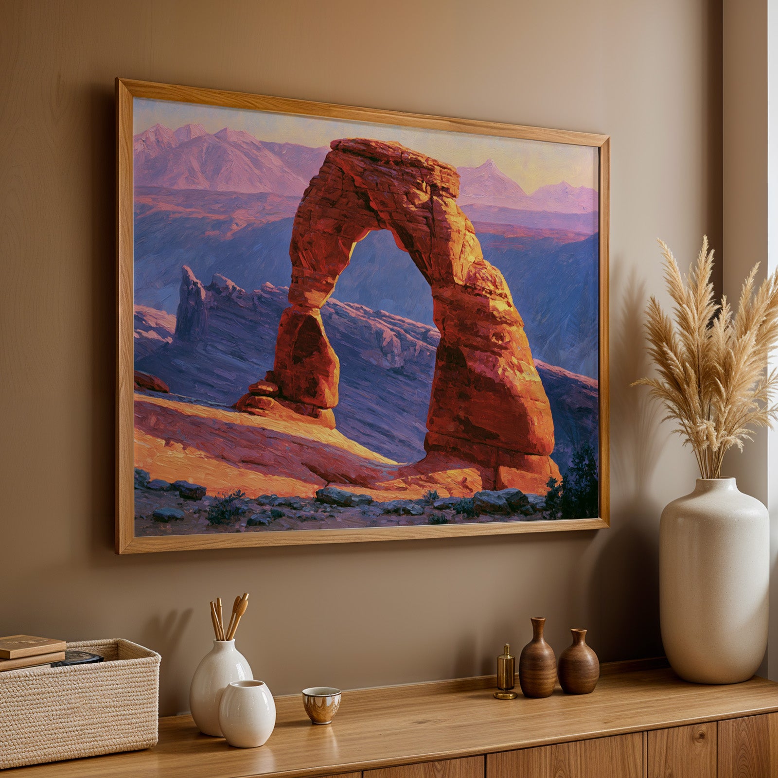 Arches National Park Classical Oil Painting