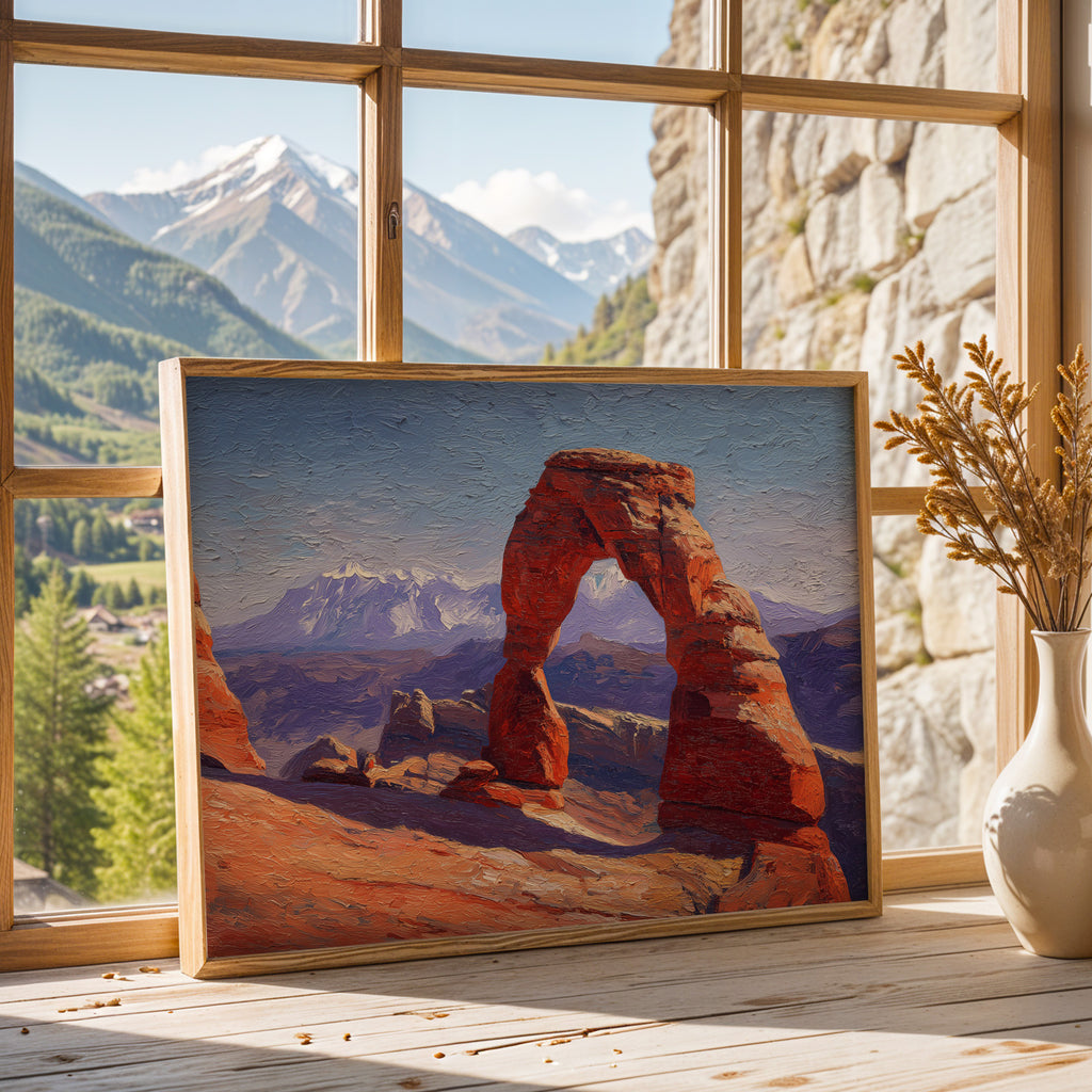Arches National Park Oil Painting