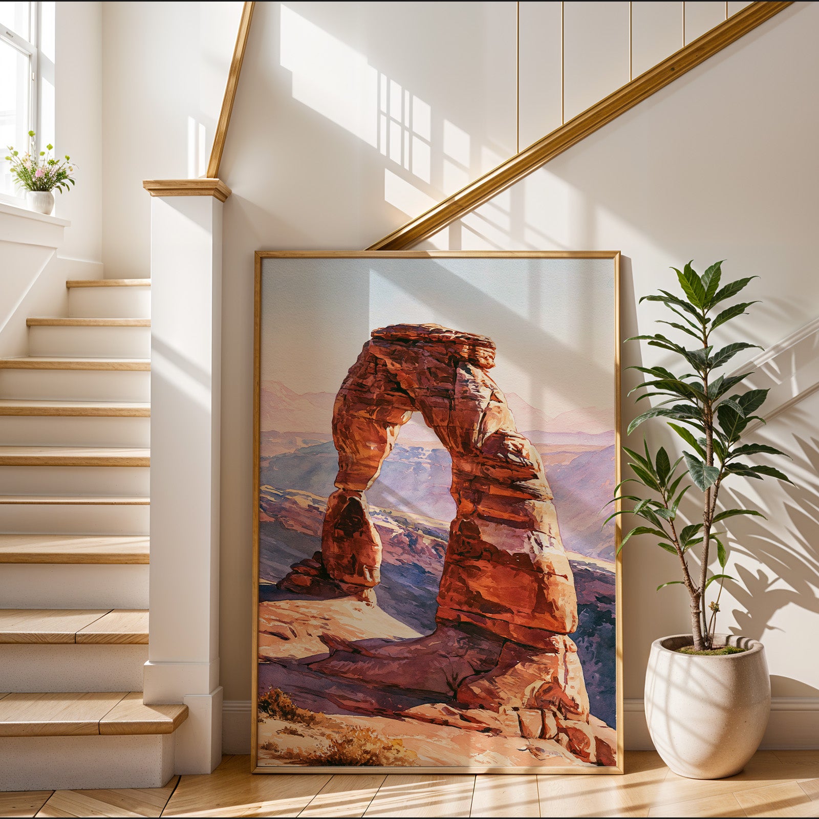 Arches National Park Watercolor Art