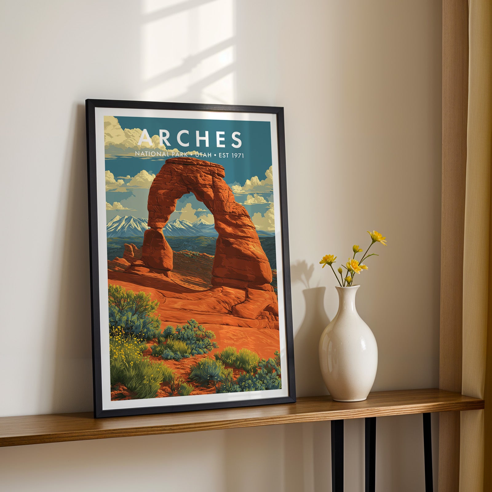Retro Arches National Park Print