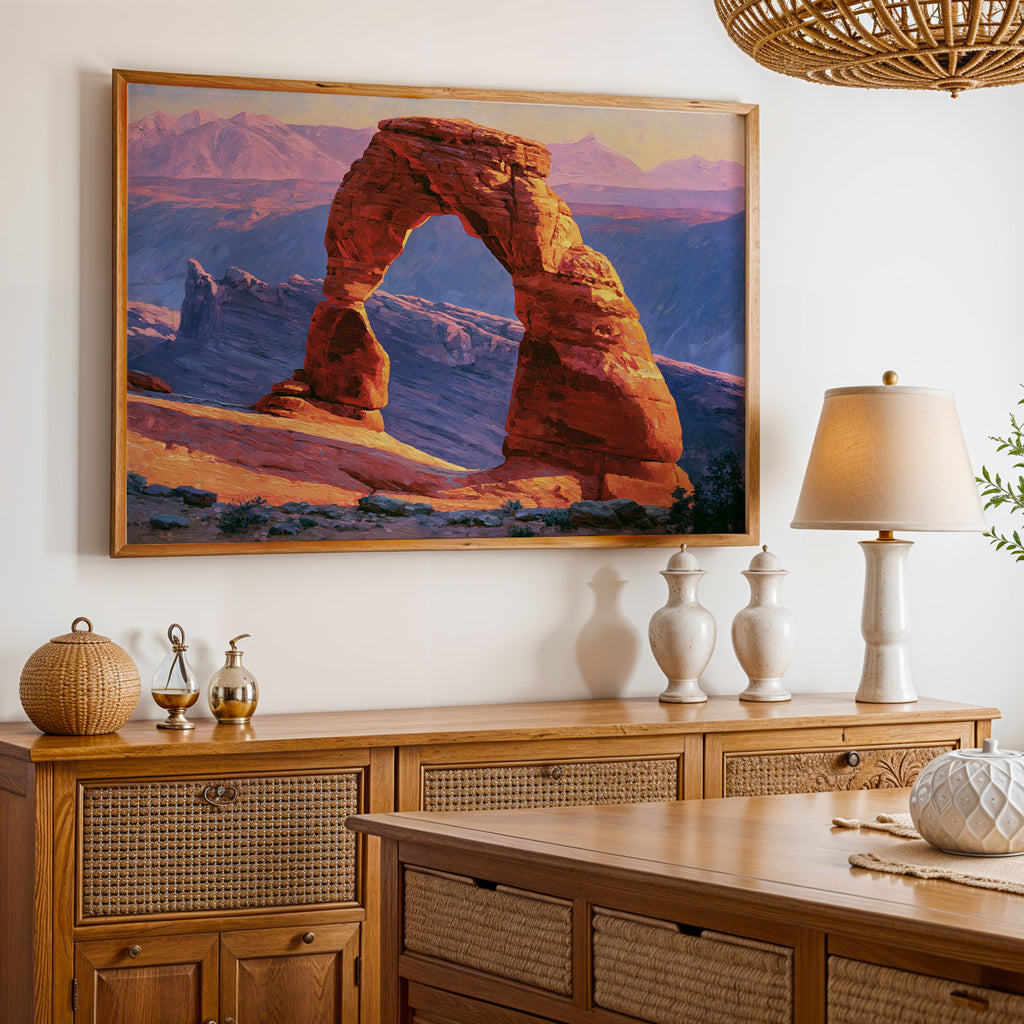 Arches National Park Classical Oil Painting
