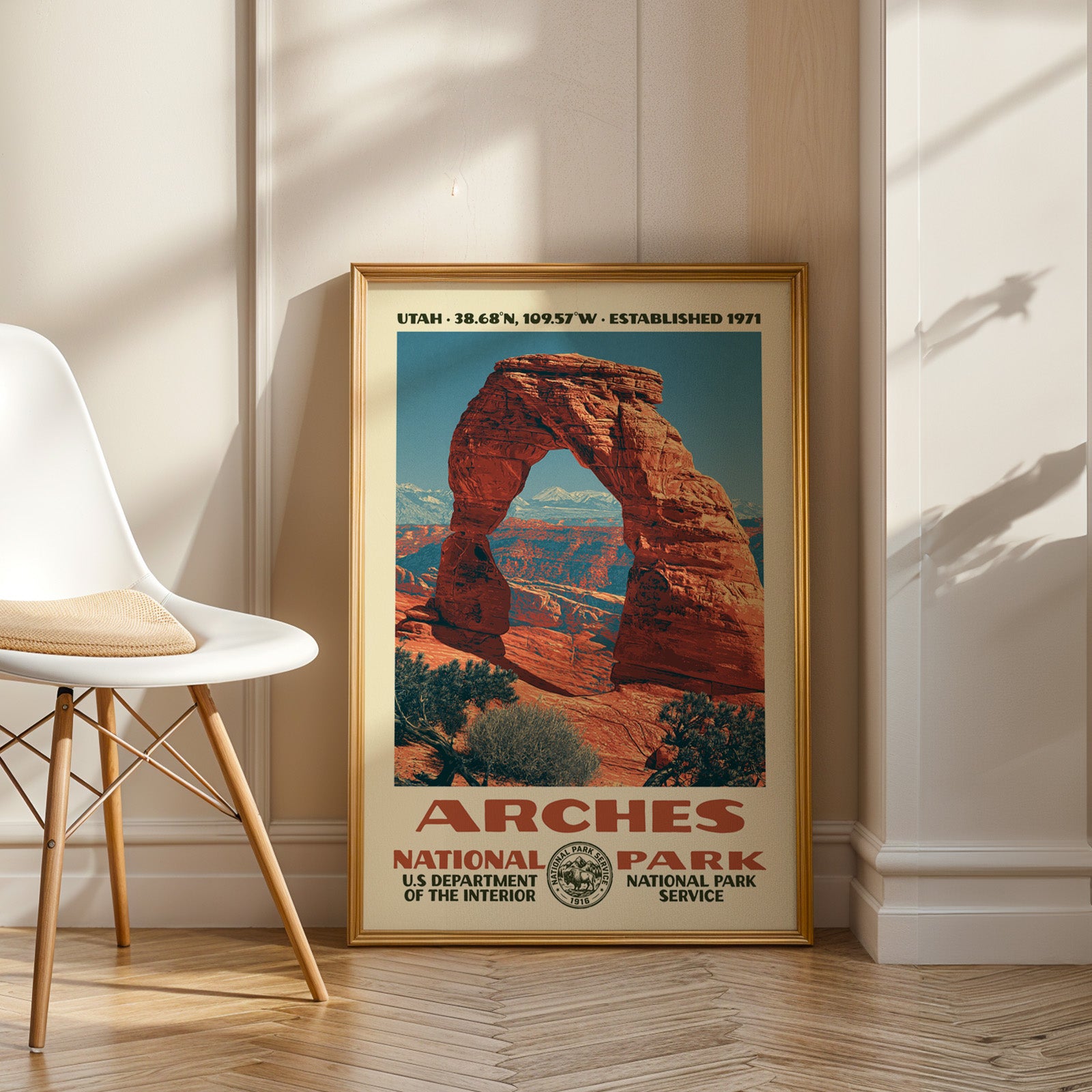 Arches National Park Vintage WPA Art