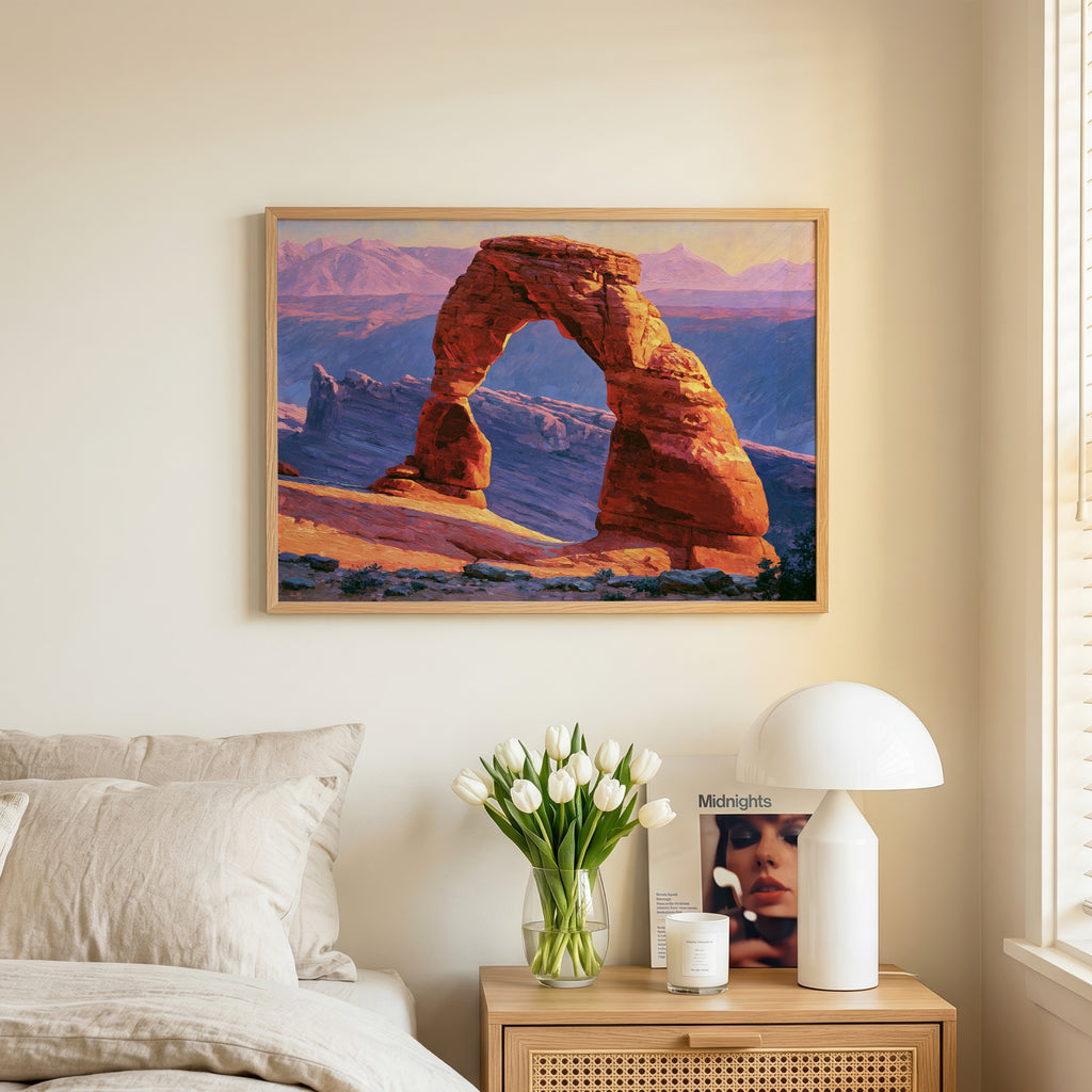 Arches National Park Classical Oil Painting