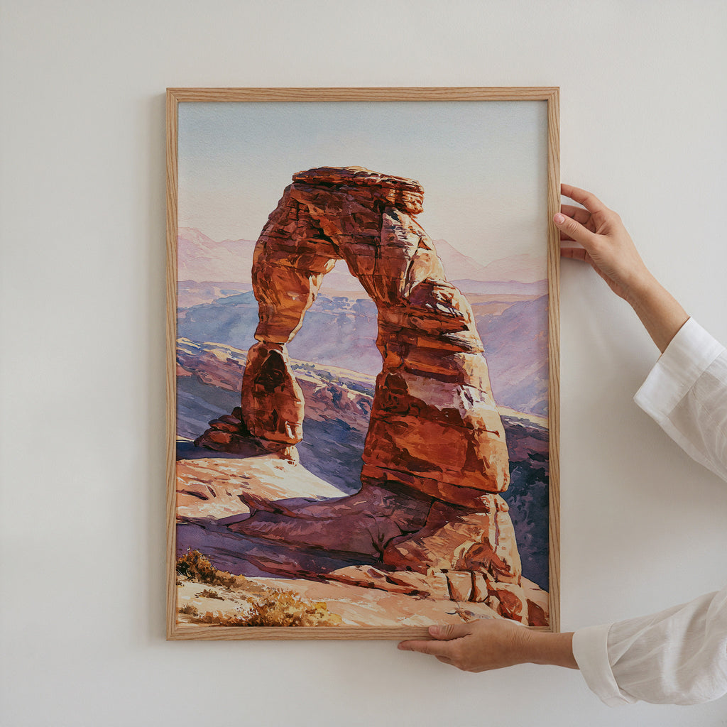 Arches National Park Watercolor Art