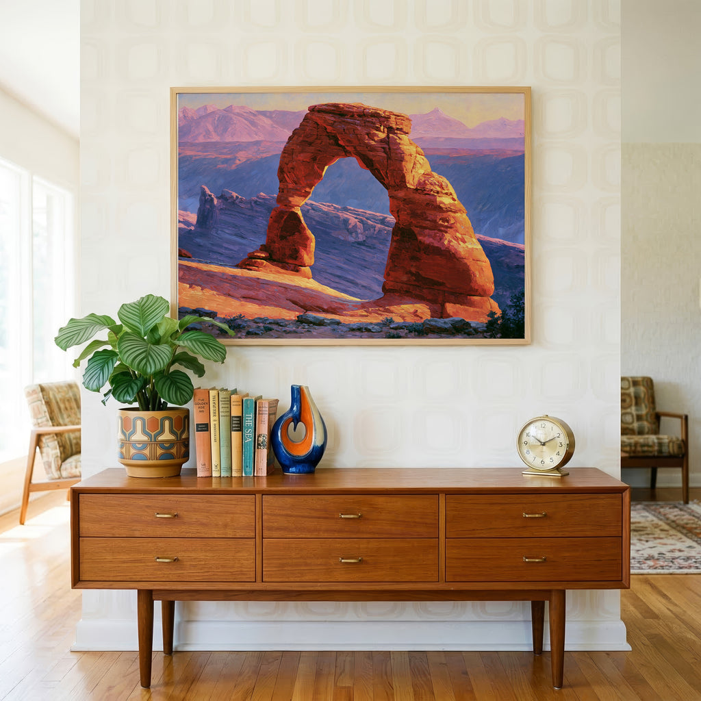 Arches National Park Classical Oil Painting