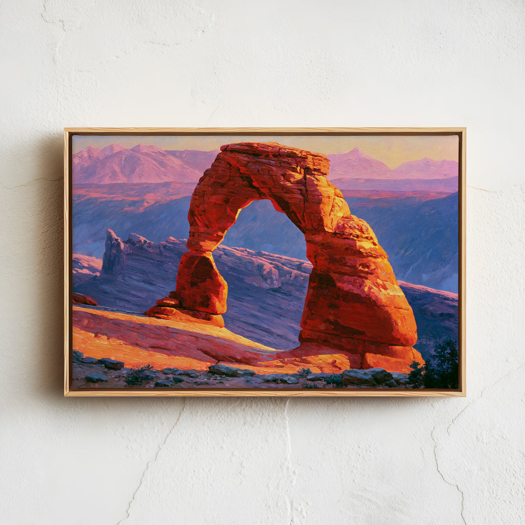 Arches National Park Classical Oil Painting