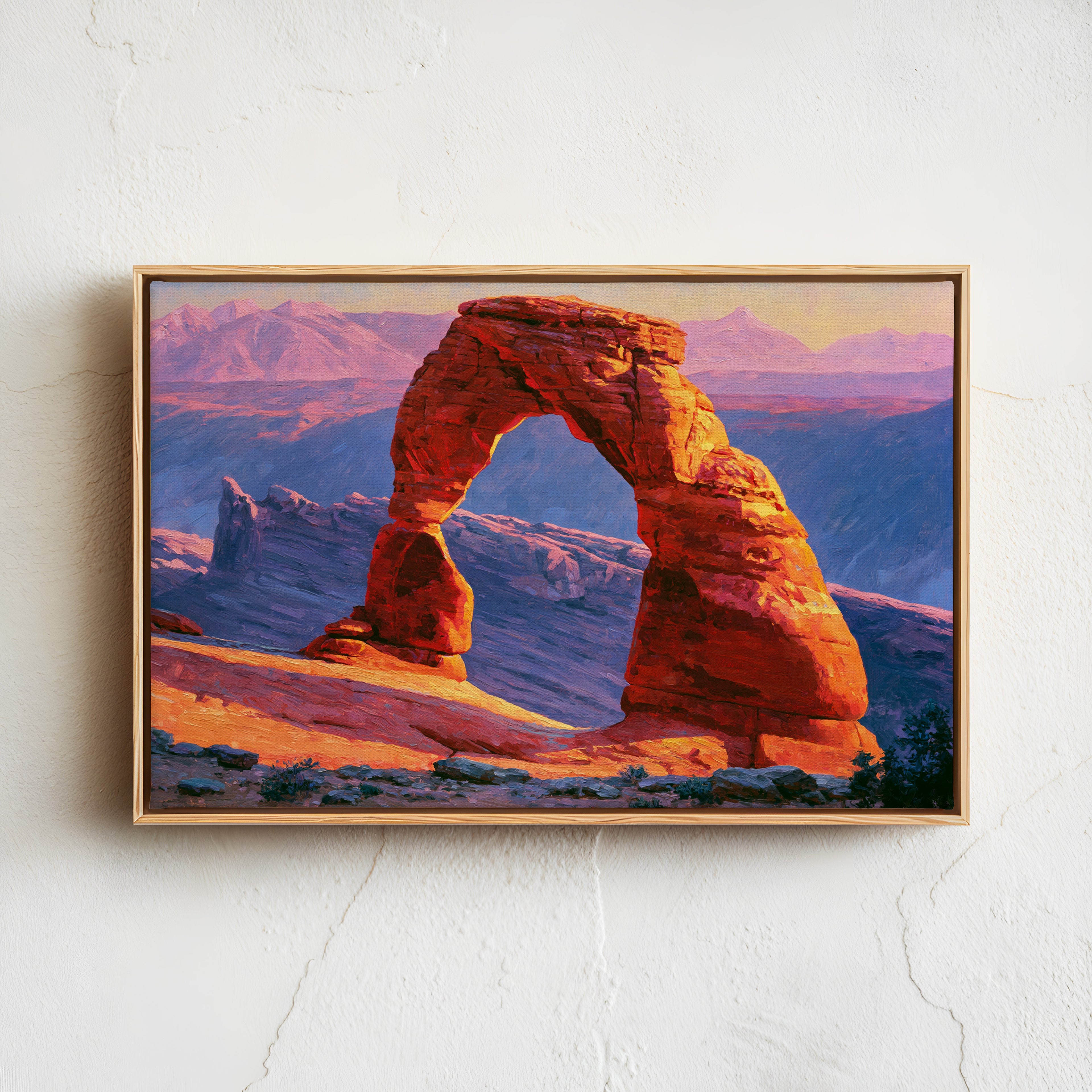Arches National Park Classical Oil Painting