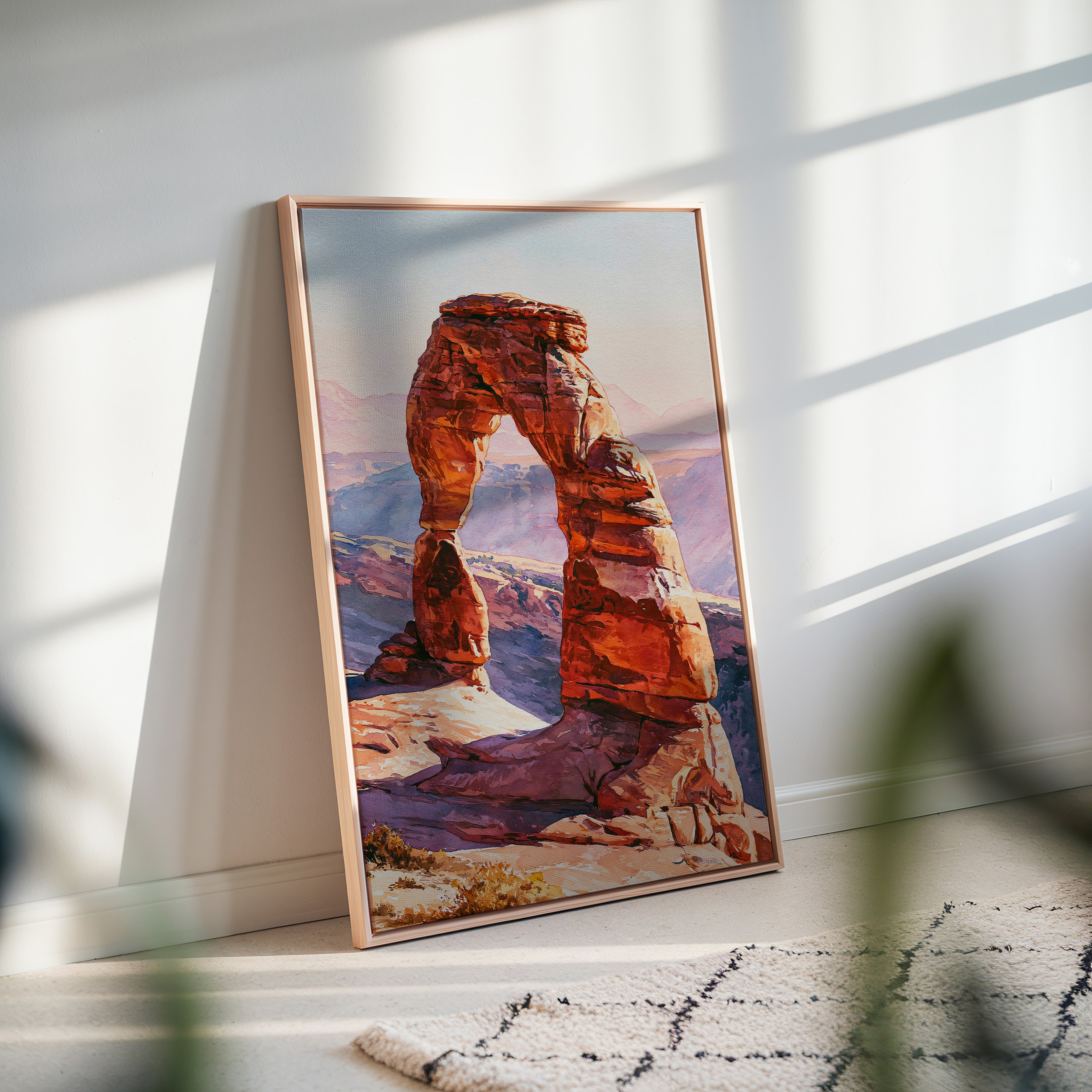 Arches National Park Watercolor Art