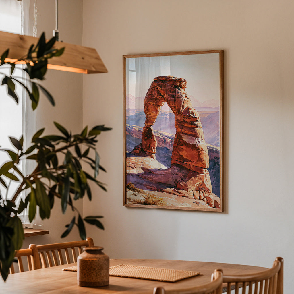Arches National Park Watercolor Art