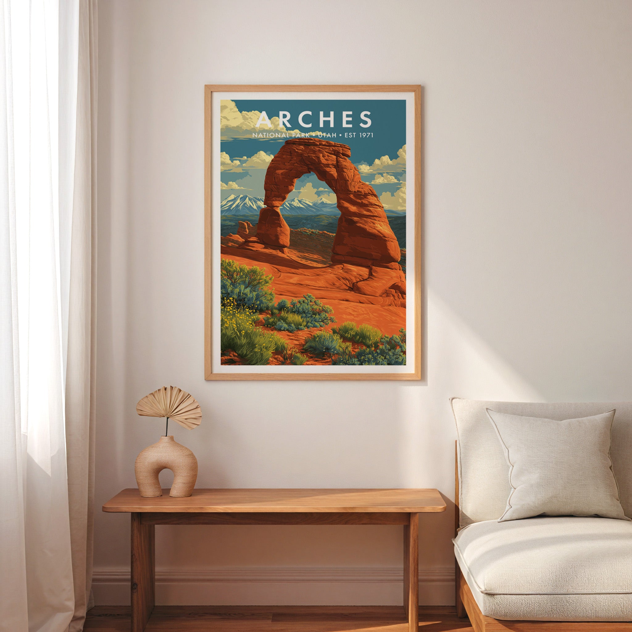 Retro Arches National Park Print