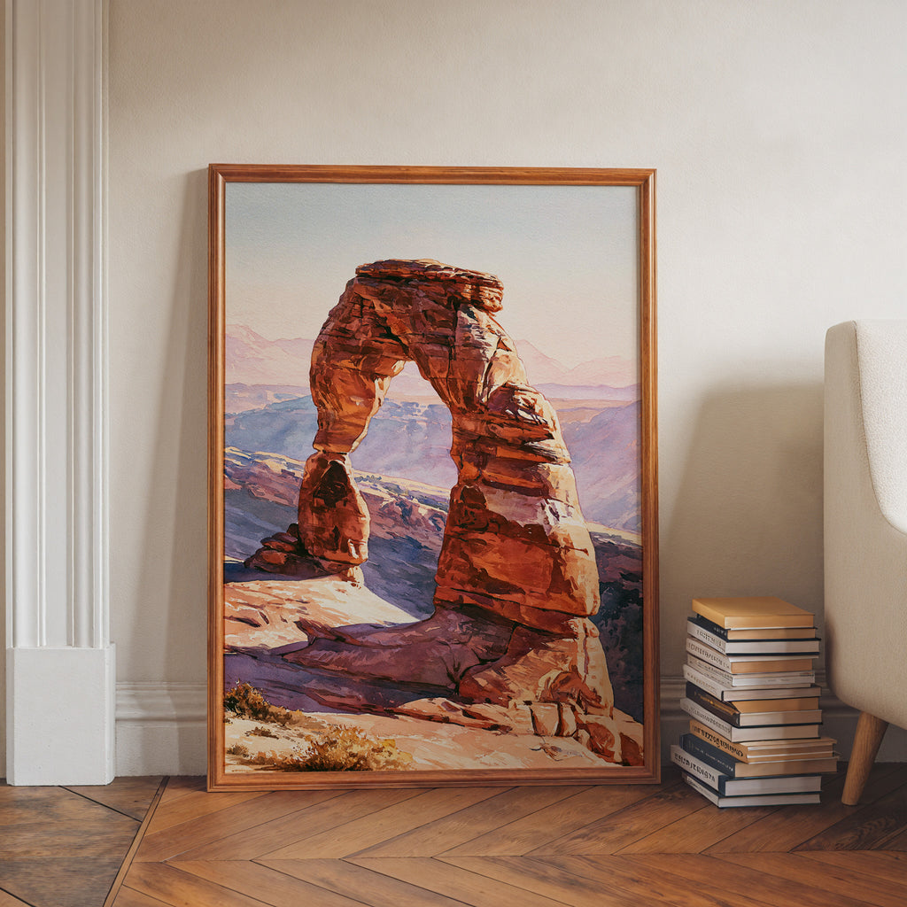 Arches National Park Watercolor Art