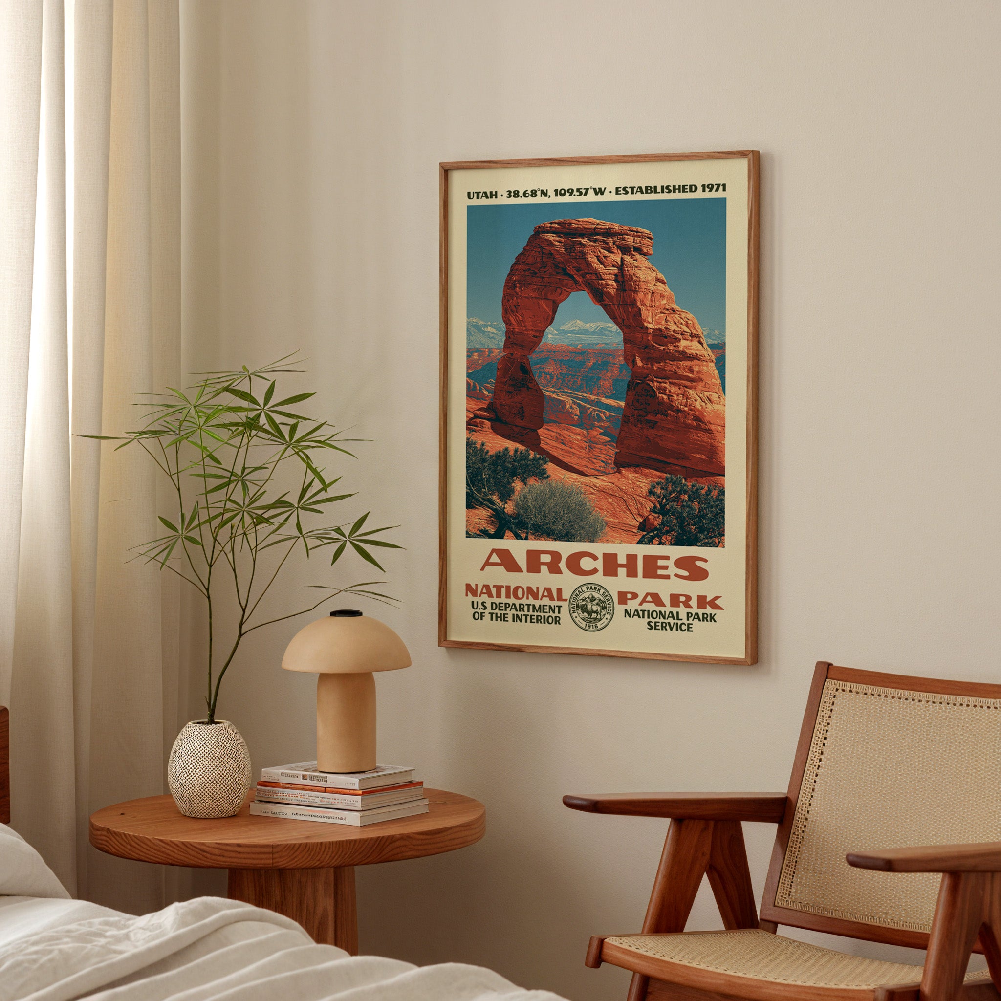Arches National Park Vintage WPA Art