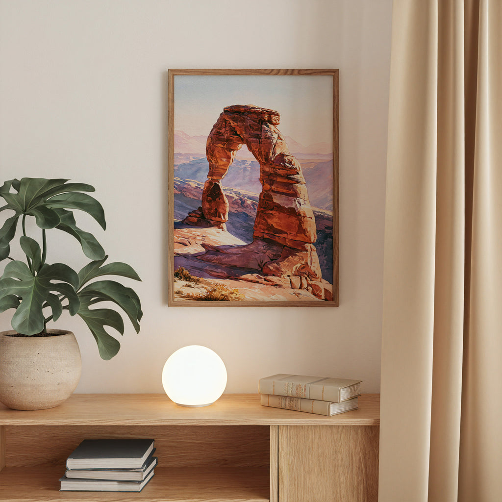 Arches National Park Watercolor Art