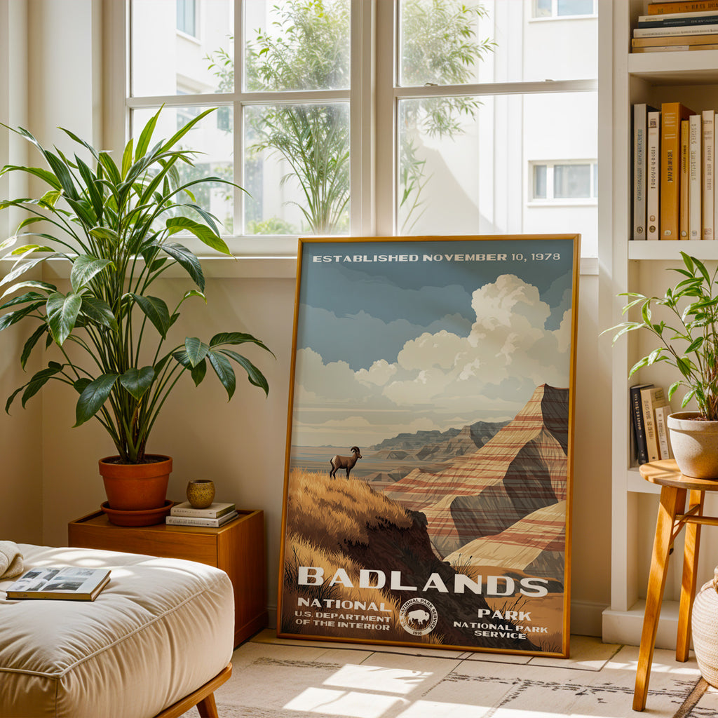 Badlands National Park Vintage WPA