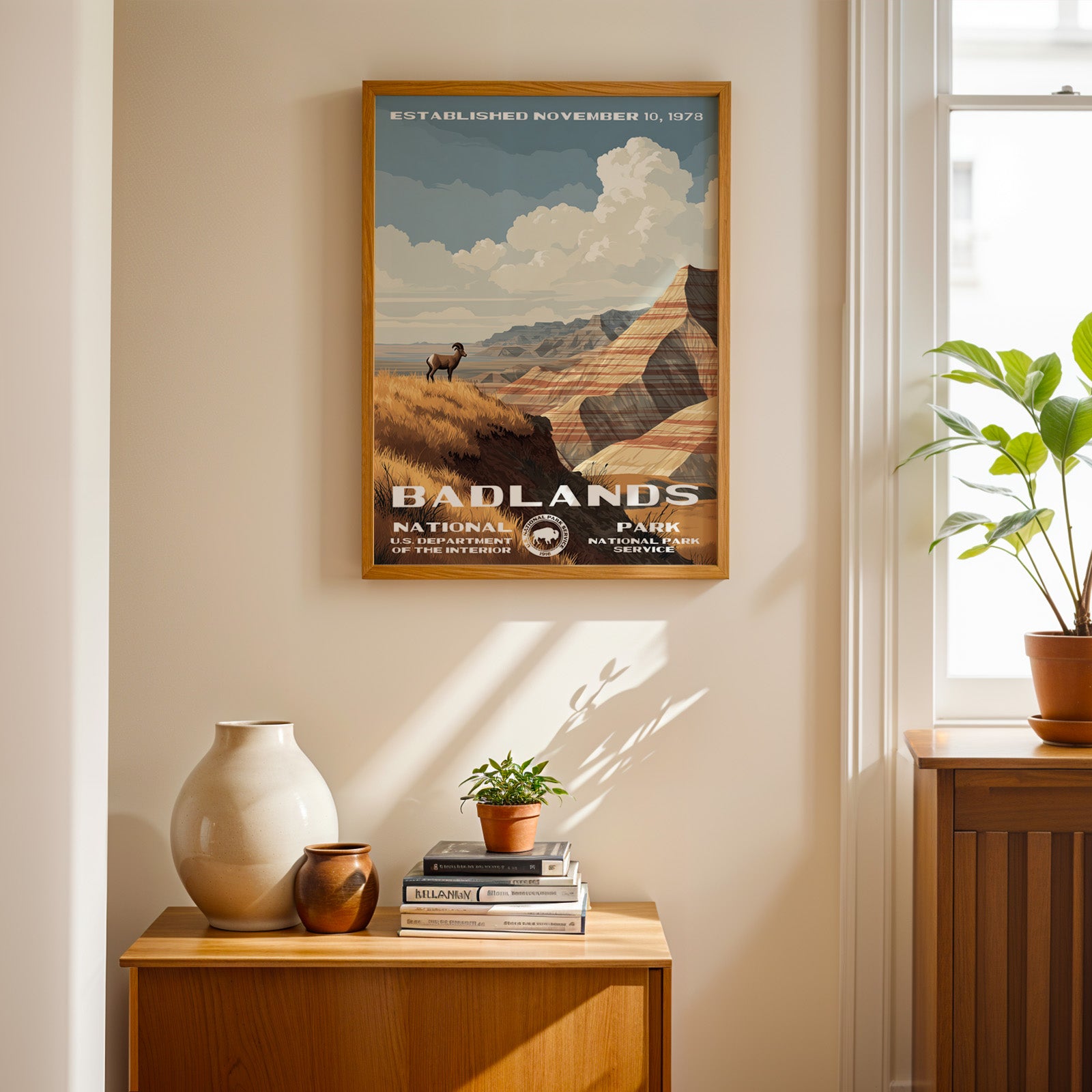 Badlands National Park Vintage WPA