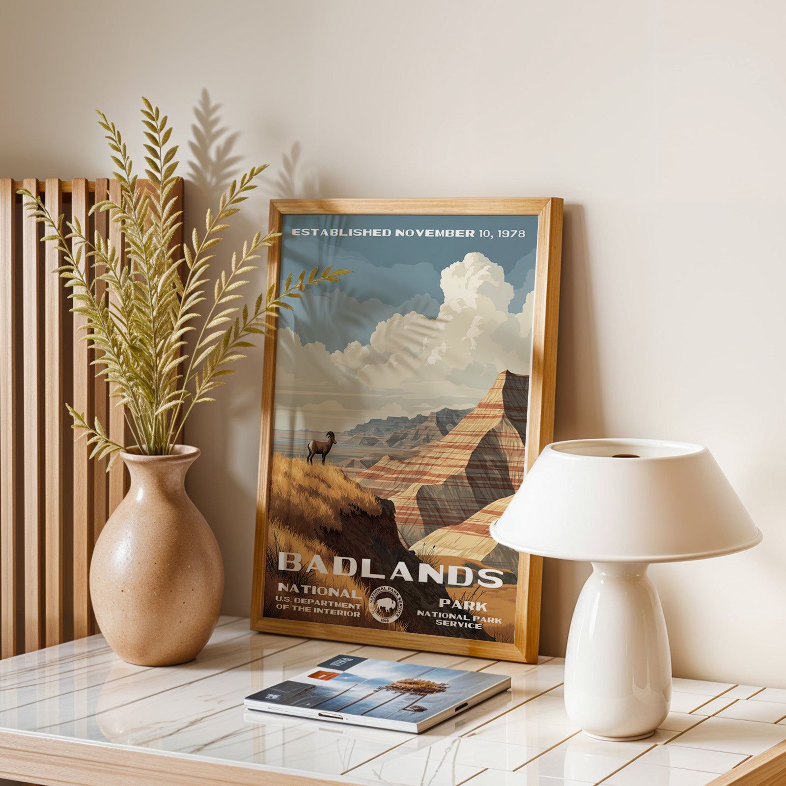 Badlands National Park Vintage WPA
