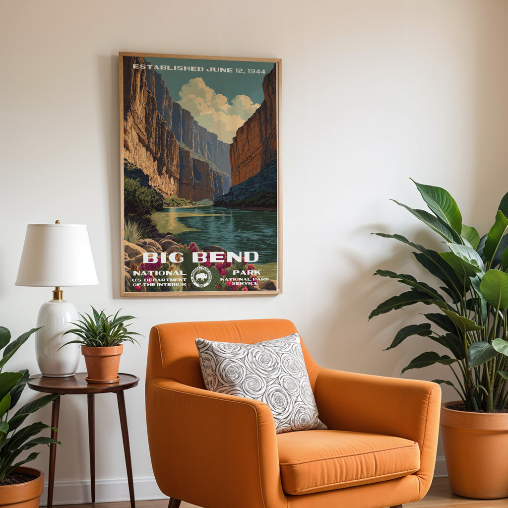 Big Bend National Park Vintage WPA