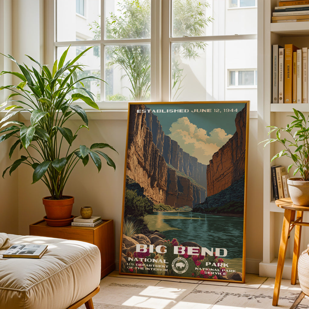 Big Bend National Park Vintage WPA