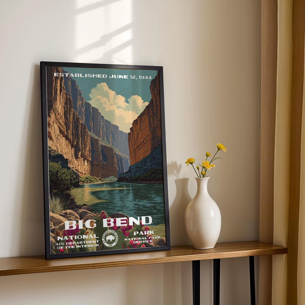 Big Bend National Park Vintage WPA