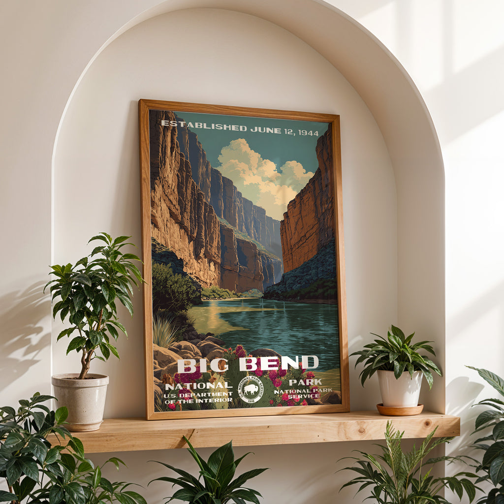 Big Bend National Park Vintage WPA