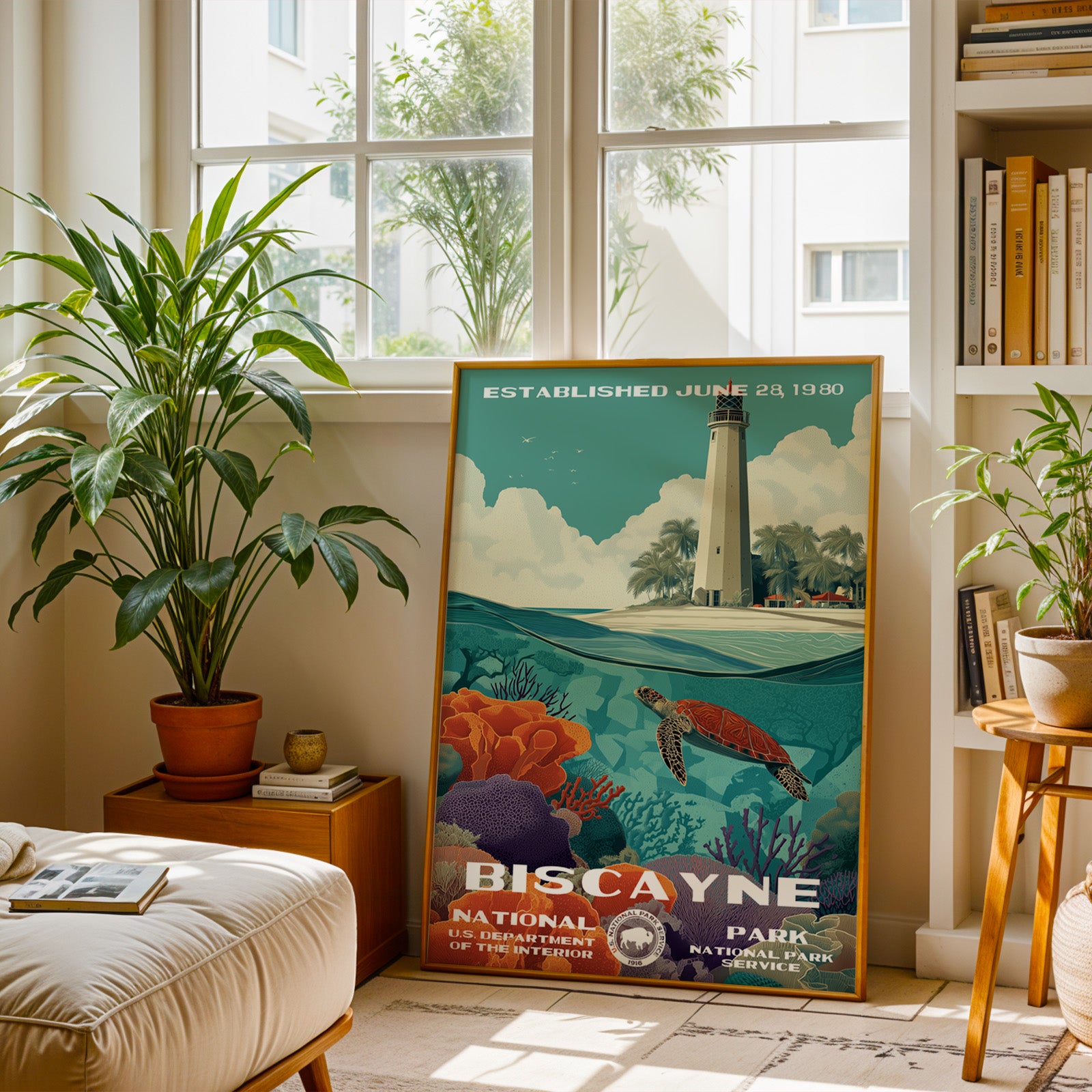 Biscayne National Park Vintage WPA