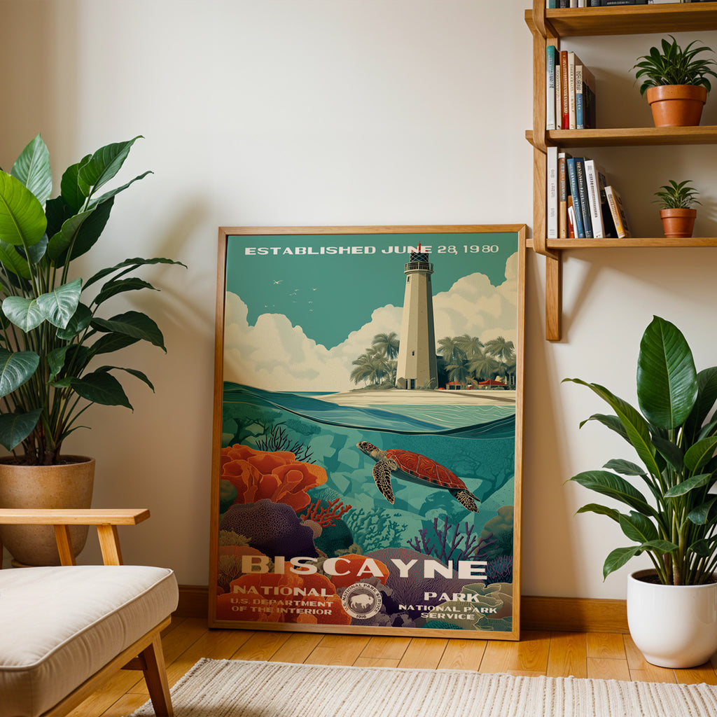 Biscayne National Park Vintage WPA