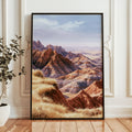 Badlands National Park Watercolor Art