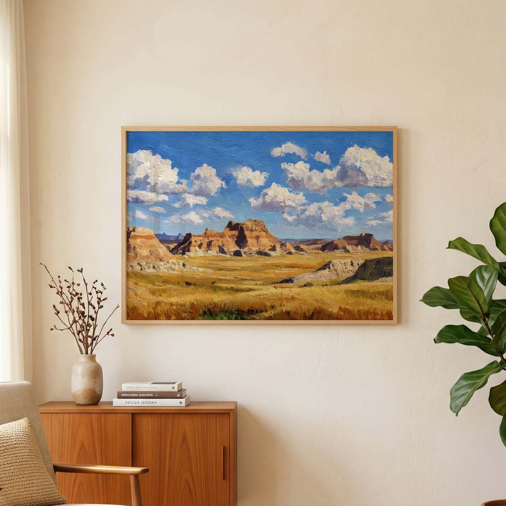 Badlands National Park Oil Painting
