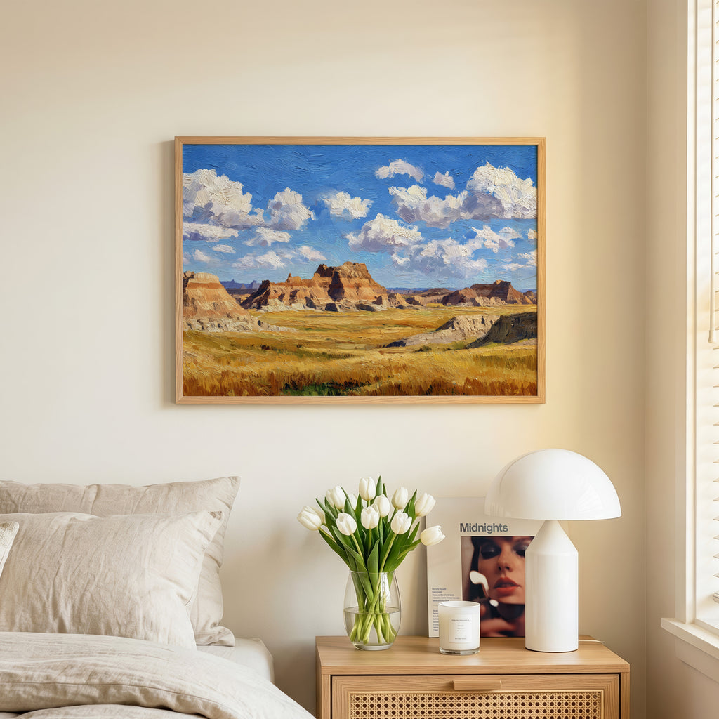 Badlands National Park Oil Painting