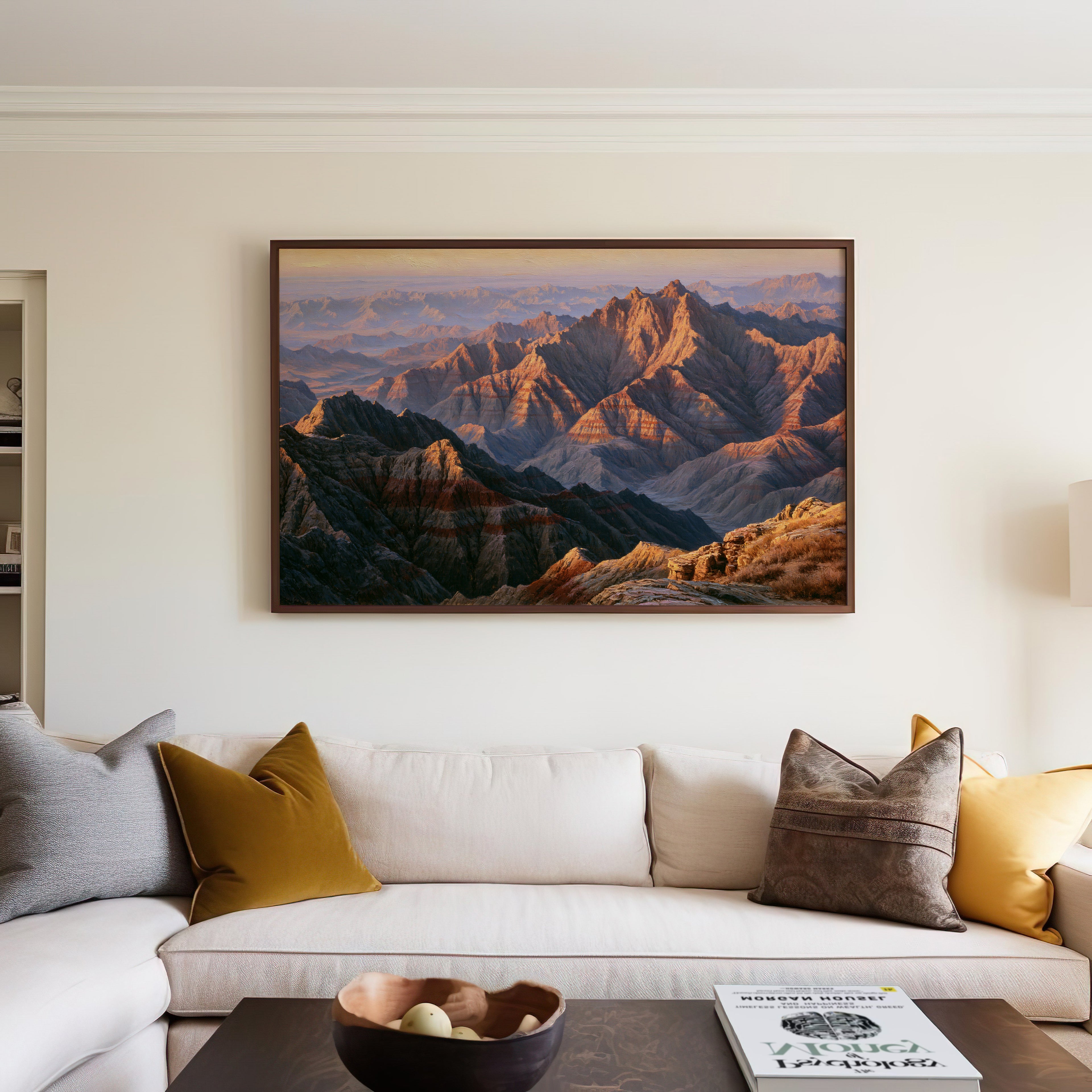 Badlands National Park Classical Oil Painting