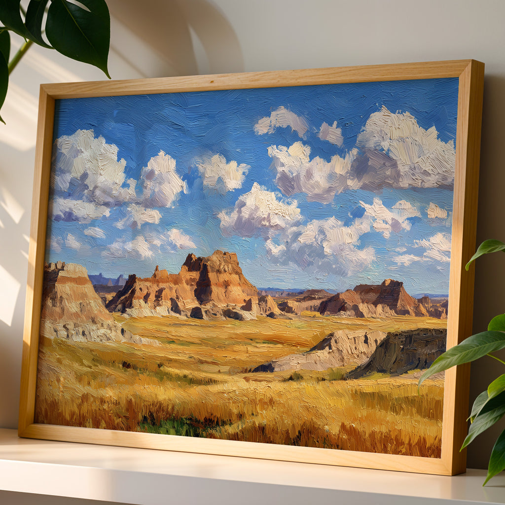 Badlands National Park Oil Painting