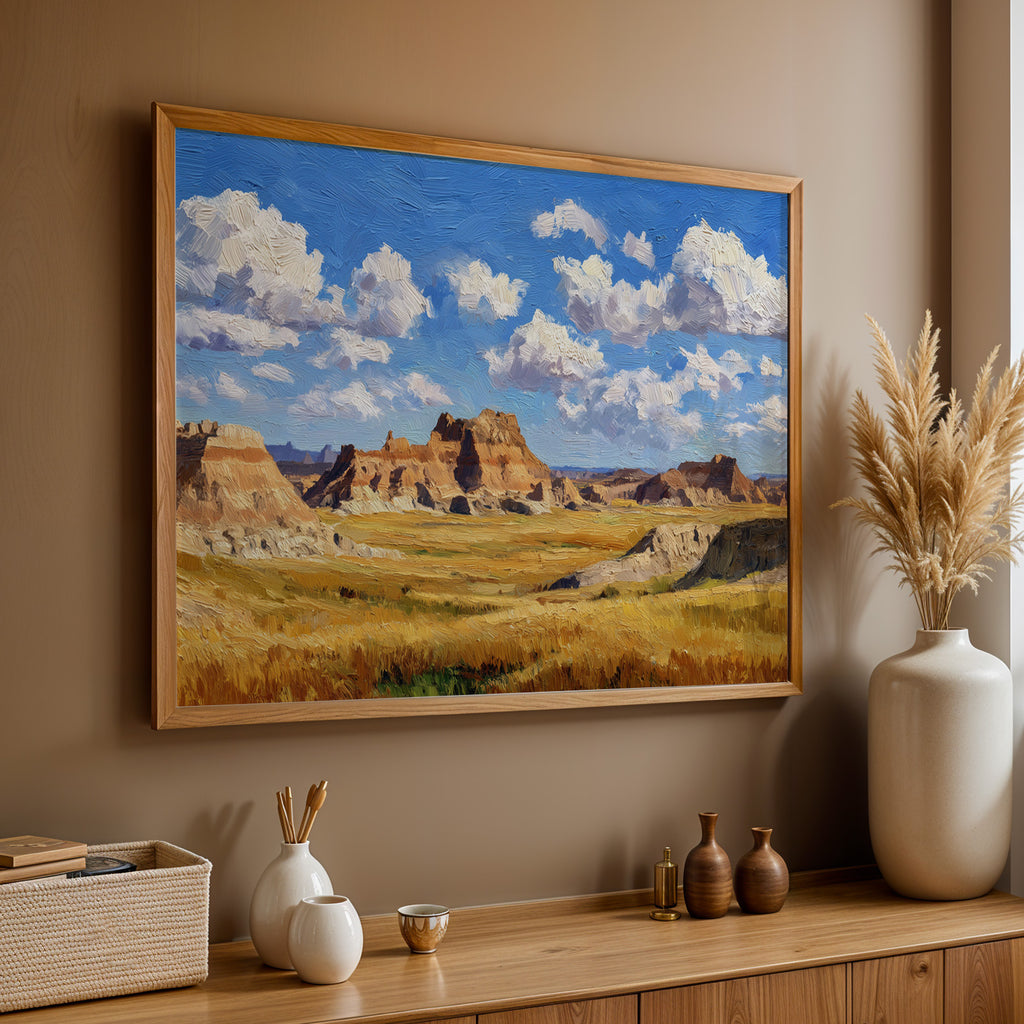Badlands National Park Oil Painting