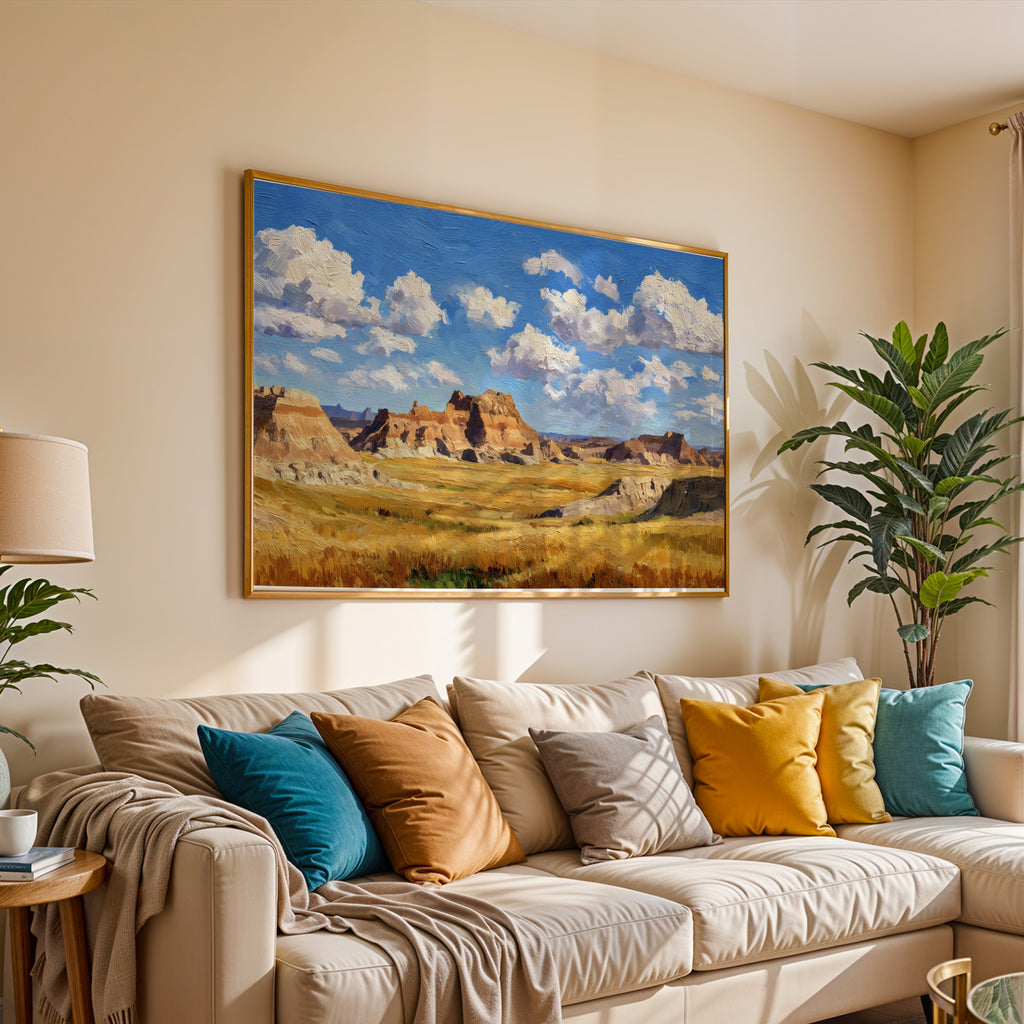 Badlands National Park Oil Painting