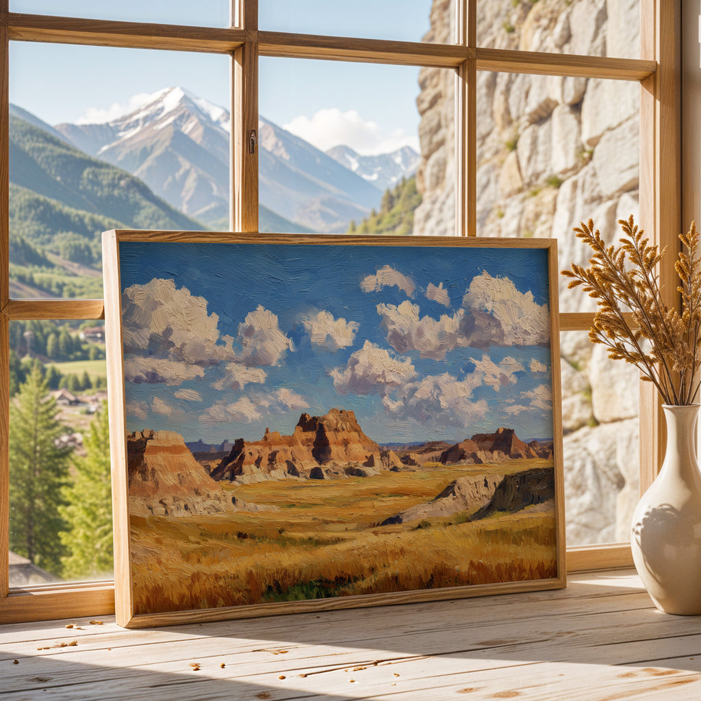 Badlands National Park Oil Painting