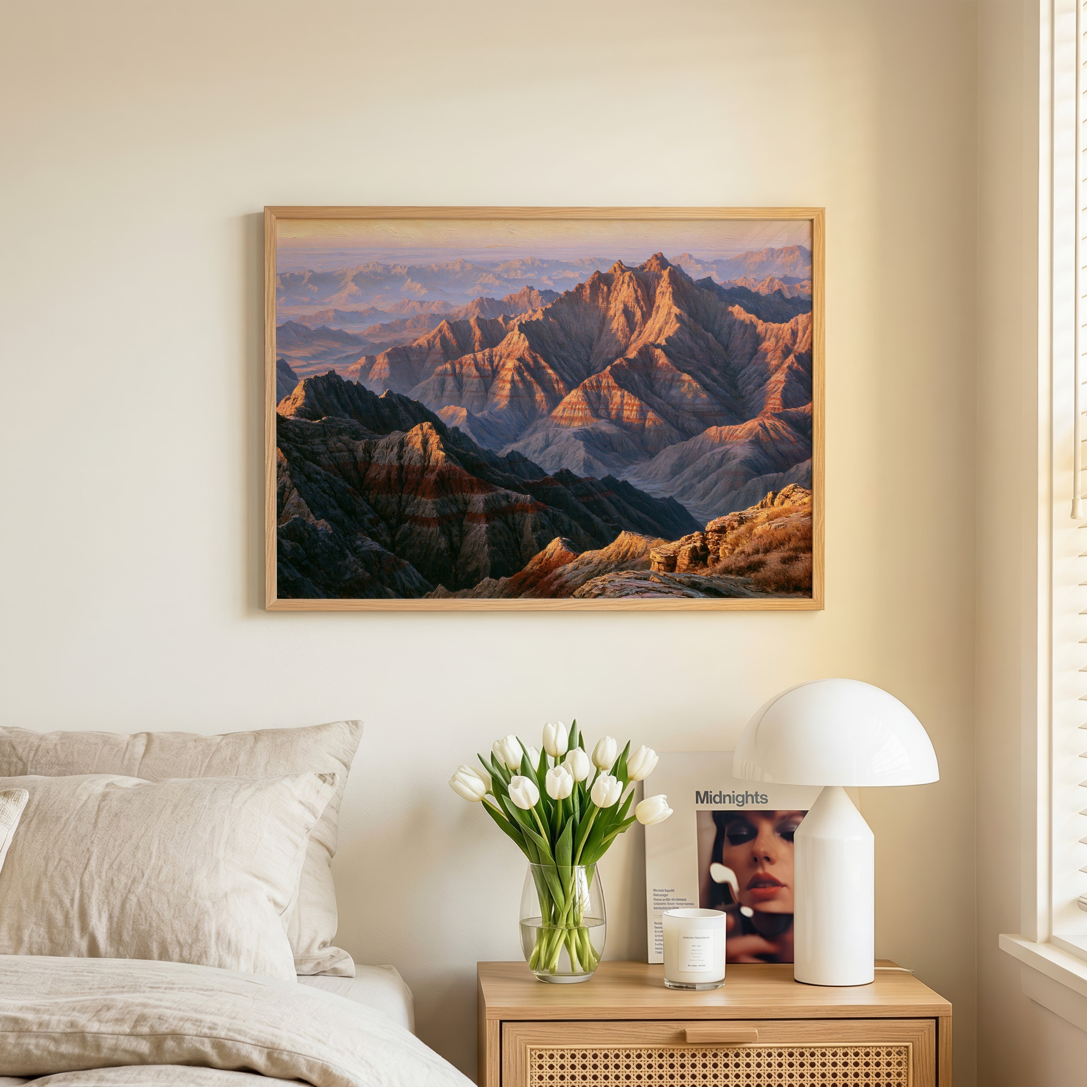 Badlands National Park Classical Oil Painting