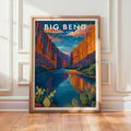 Retro Big Bend National Park Print