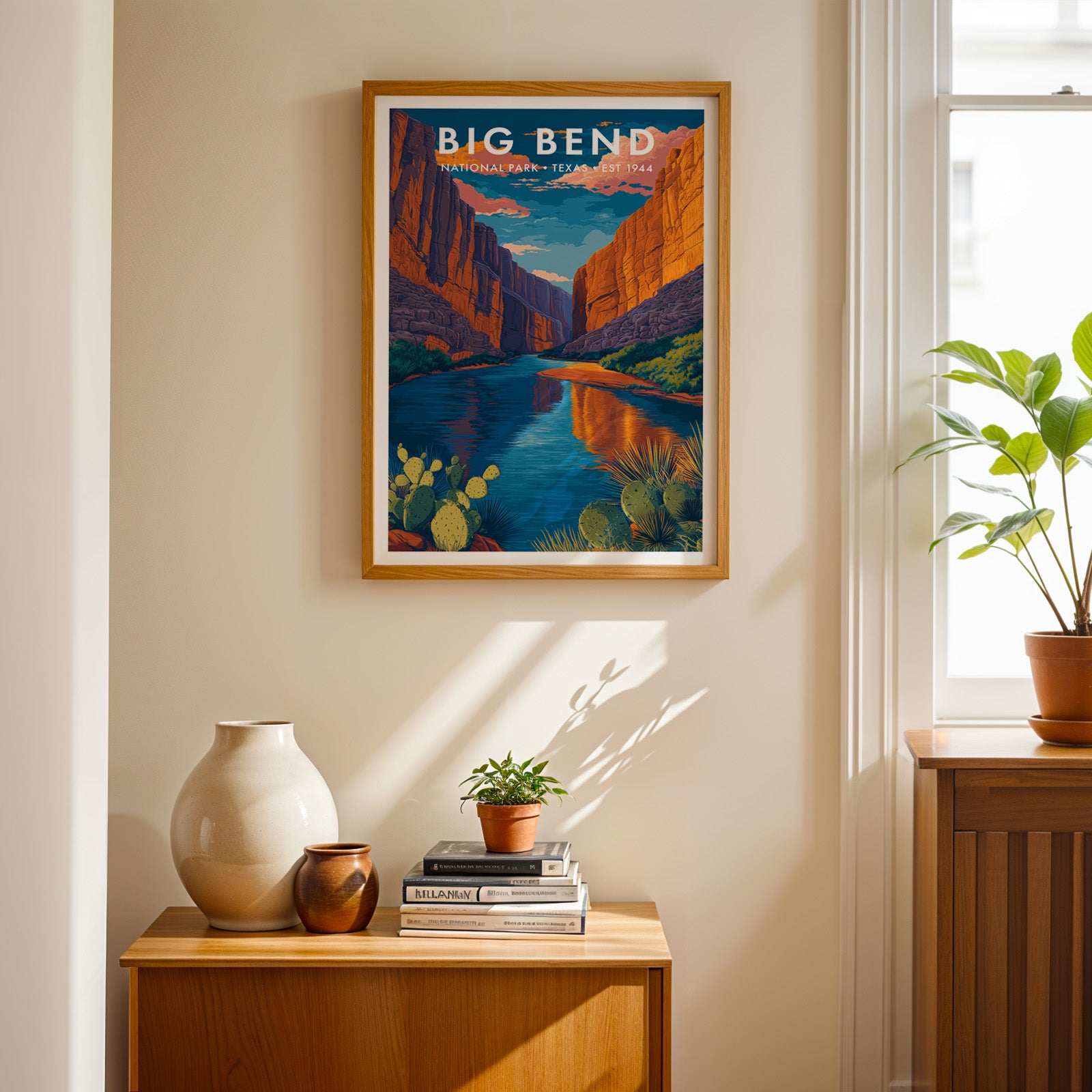 Retro Big Bend National Park Print