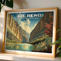 Big Bend National Park Horizontal Vintage Art