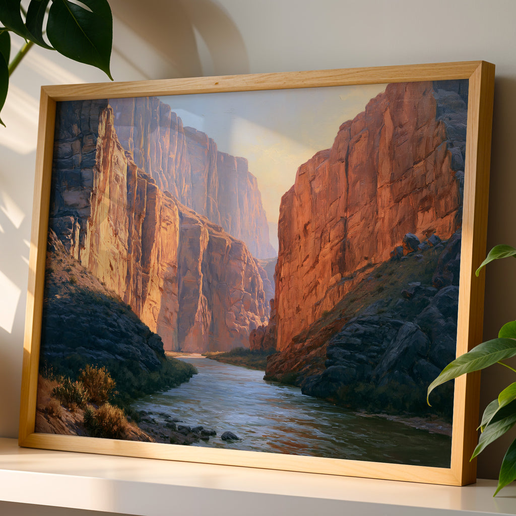 Big Bend National Park Classical Oil Painting