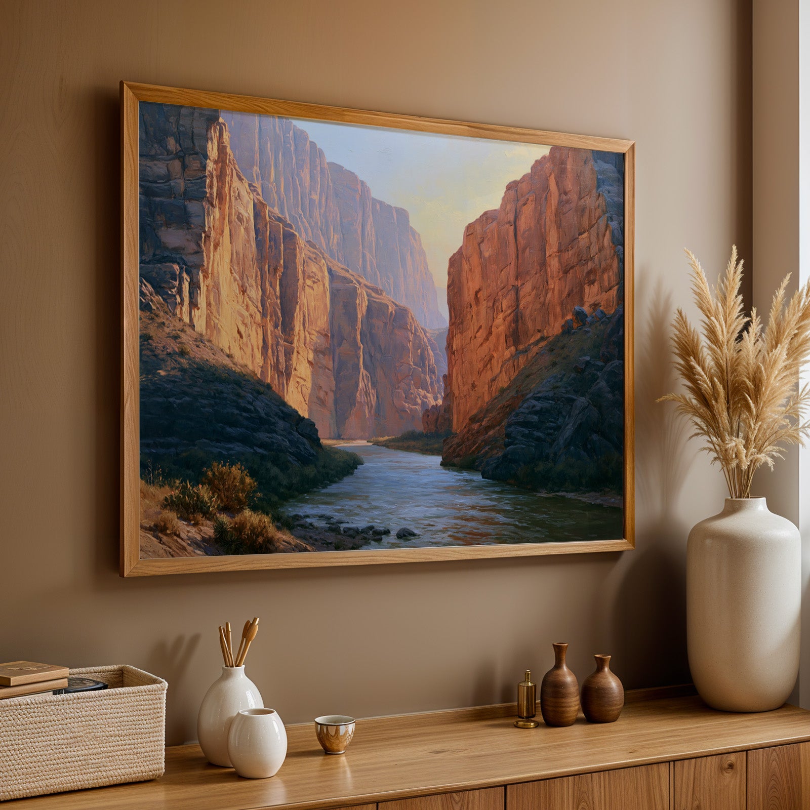 Big Bend National Park Classical Oil Painting