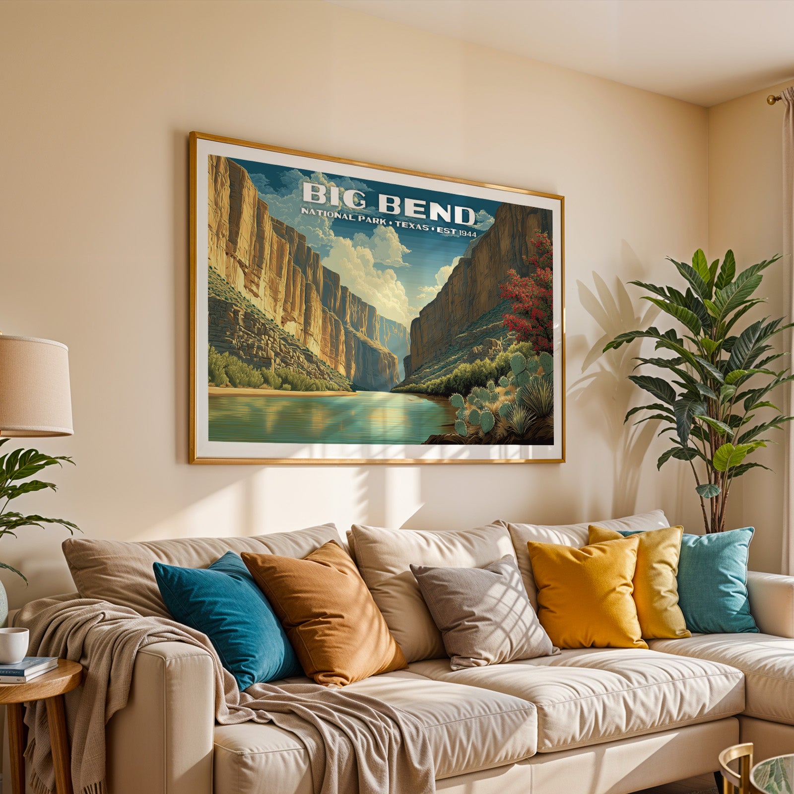 Big Bend National Park Horizontal Vintage Art