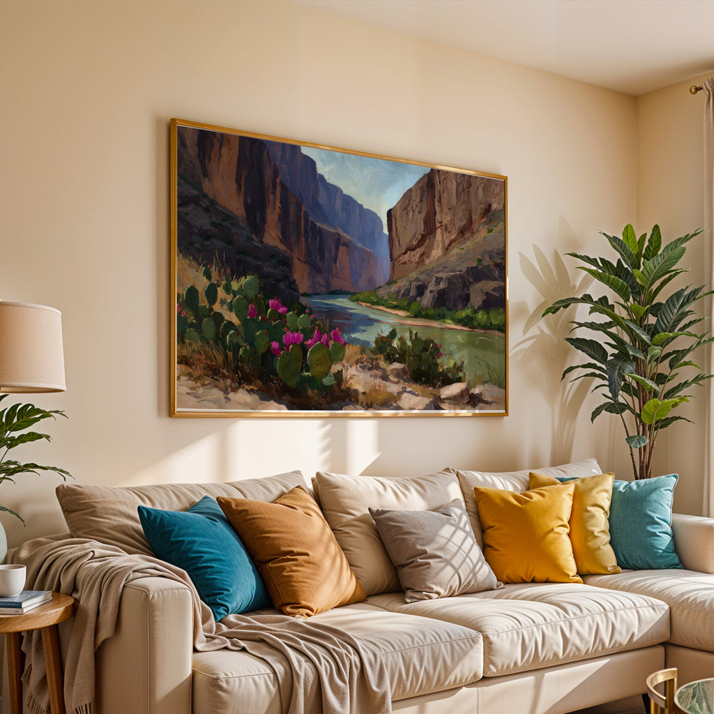 Big Bend National Park Oil Painting